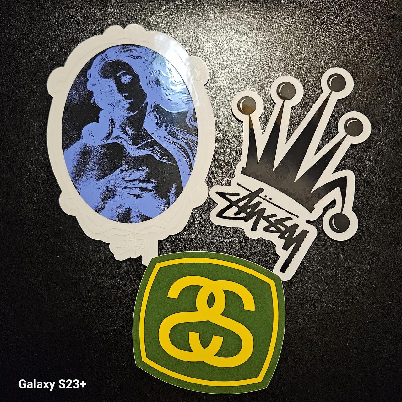 3 stussy stickers 4.5 inches 3 inches 2.5 | Depop