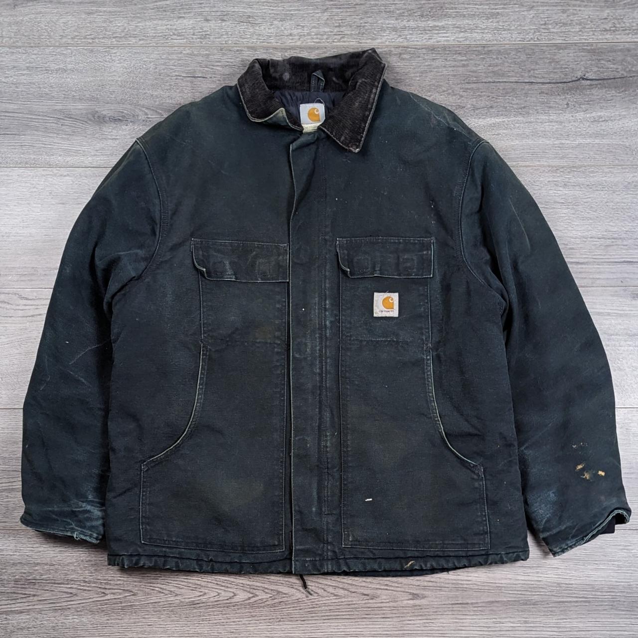 Name: Vintage Carharrt Work Jacket Size: XL... - Depop