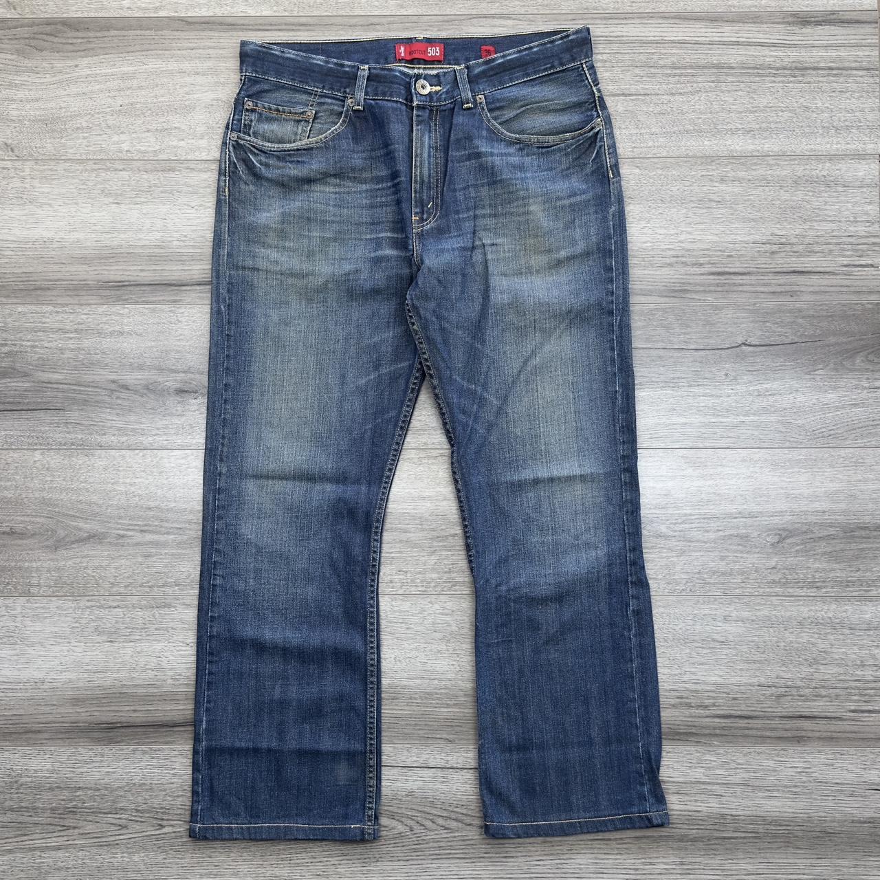 Name: Early 00s Levi's 503 Bootcuts Size: Measure | Depop