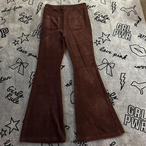  other stories corduroy mini flare pants in size 2 - Depop