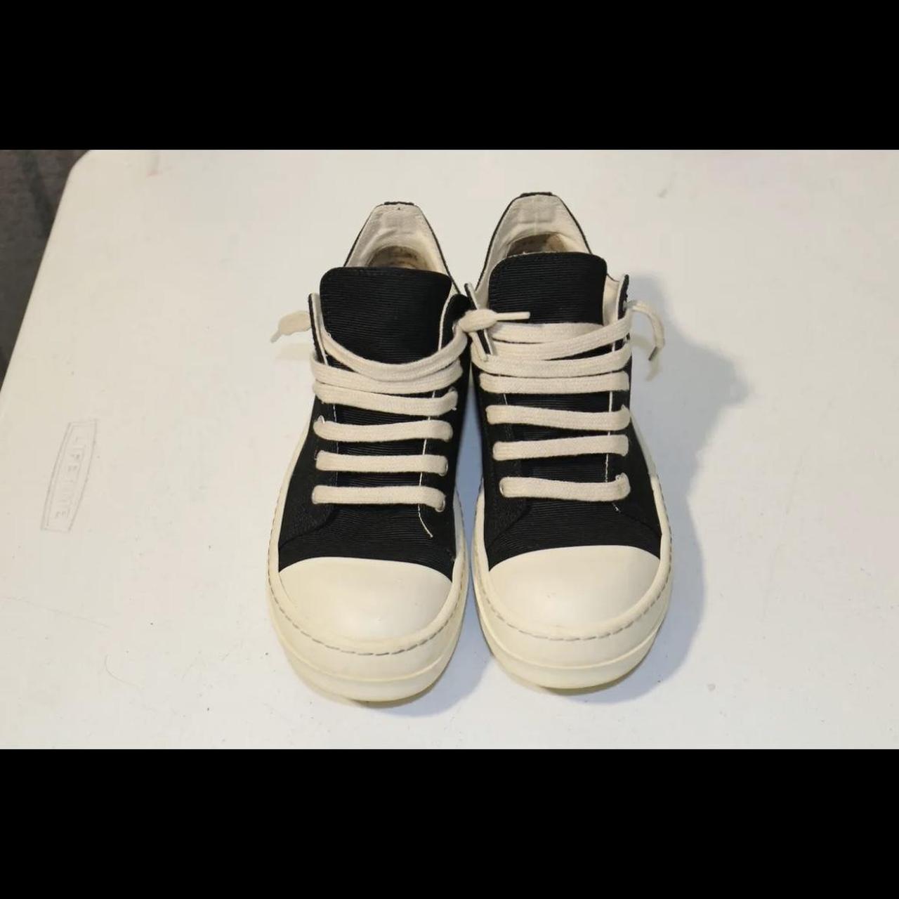 rick-owens-women-s-black-and-cream-trainers-depop