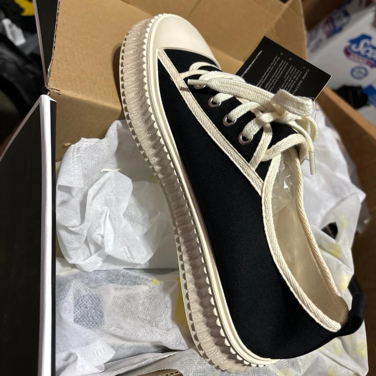 FitVille Women's Wide Canvas Sneakers Slipon Canvas... Depop