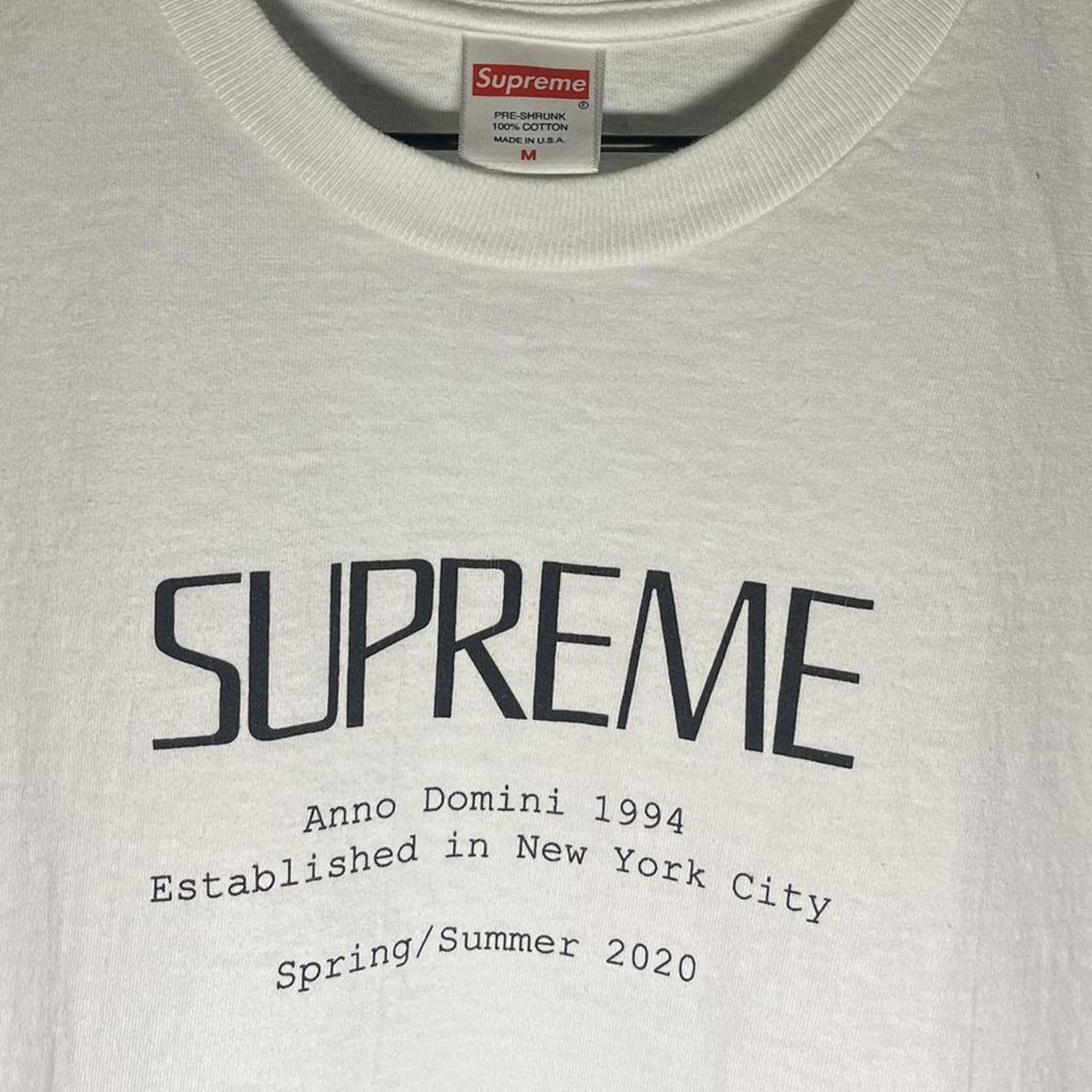 Supreme Anno Domini Tee Worn size M - Depop