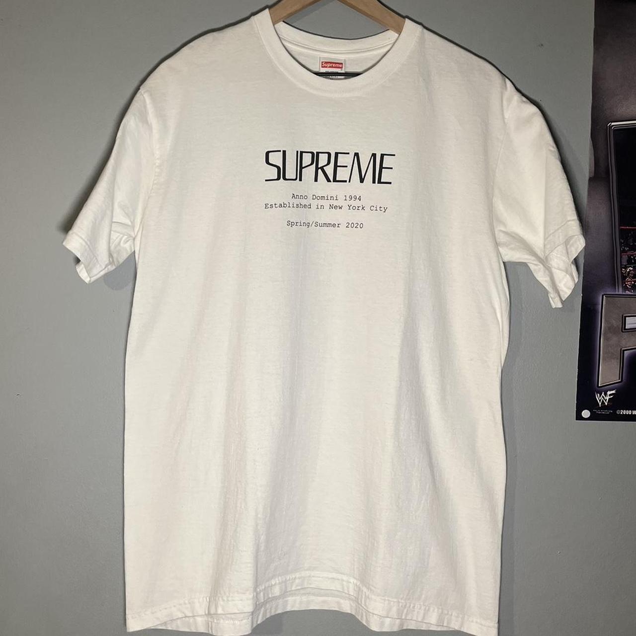 Supreme Anno Domini Tee Worn size M - Depop