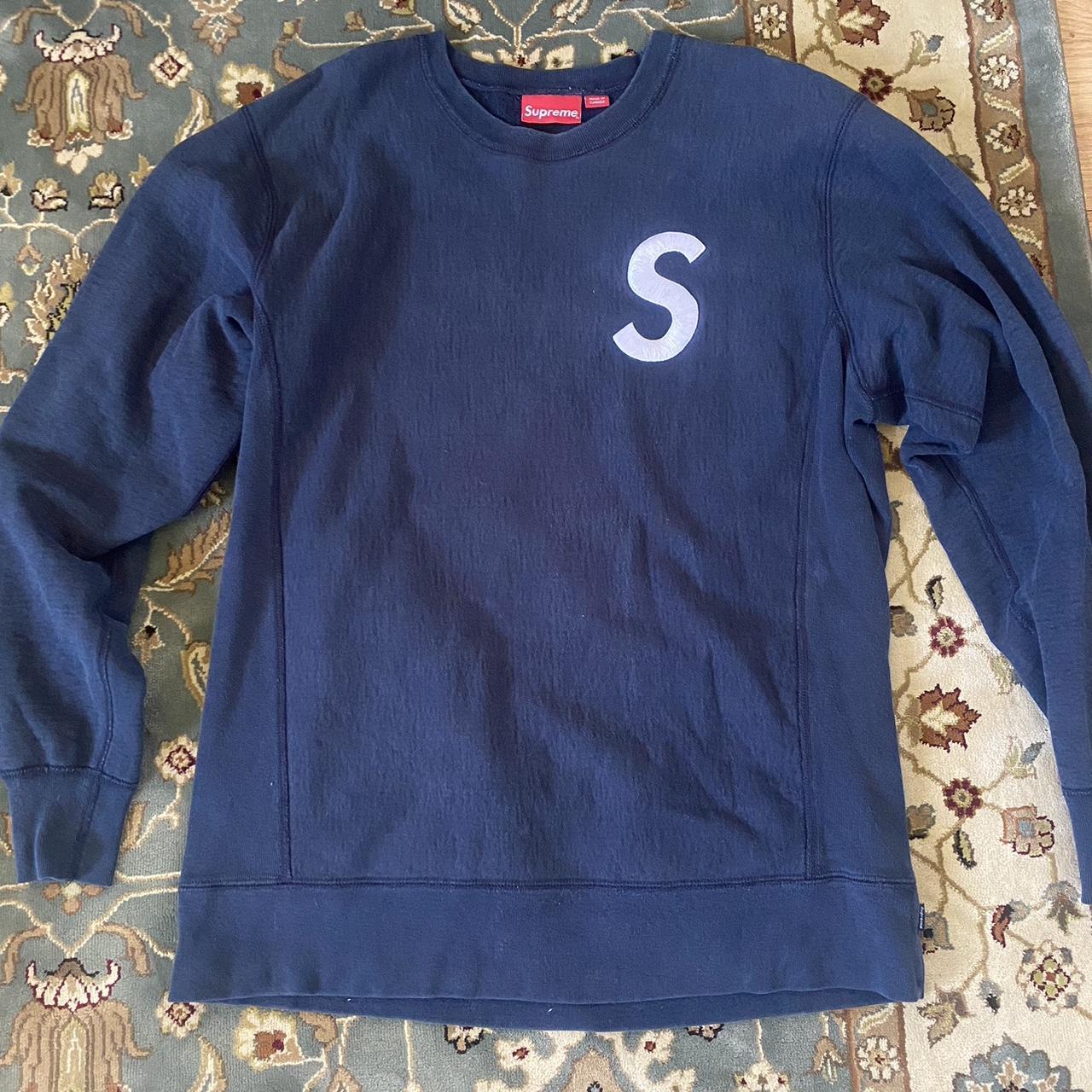 Men's Supreme S Logo Crewneck size XL, #supreme