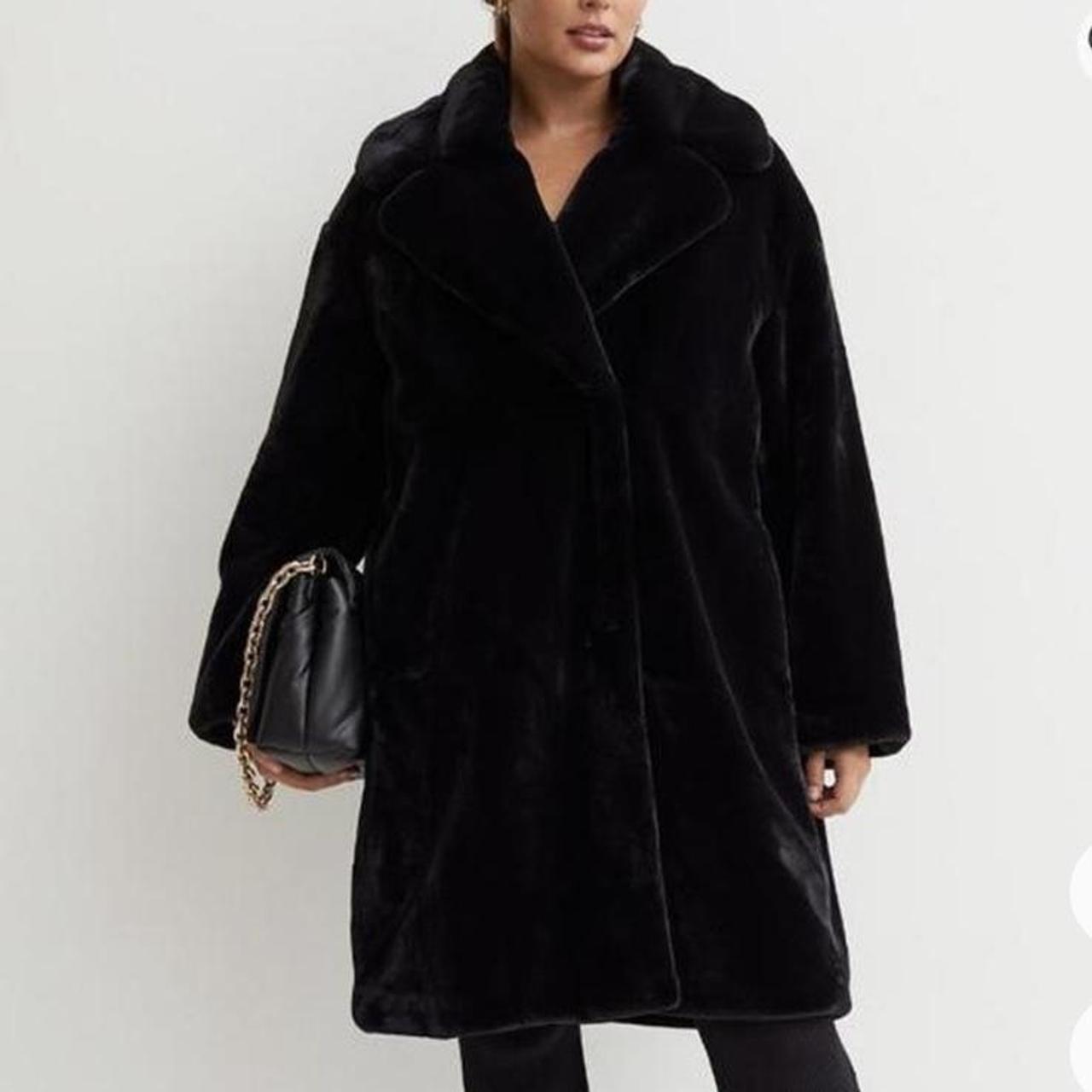 h&m black and white jacket