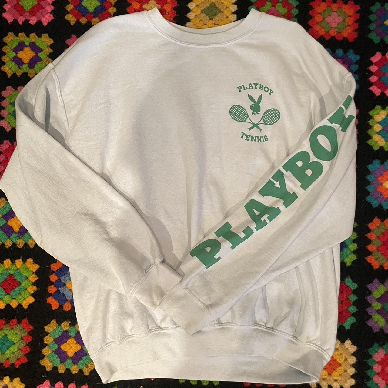 Playboy tennis crew neck good condition size xl Depop