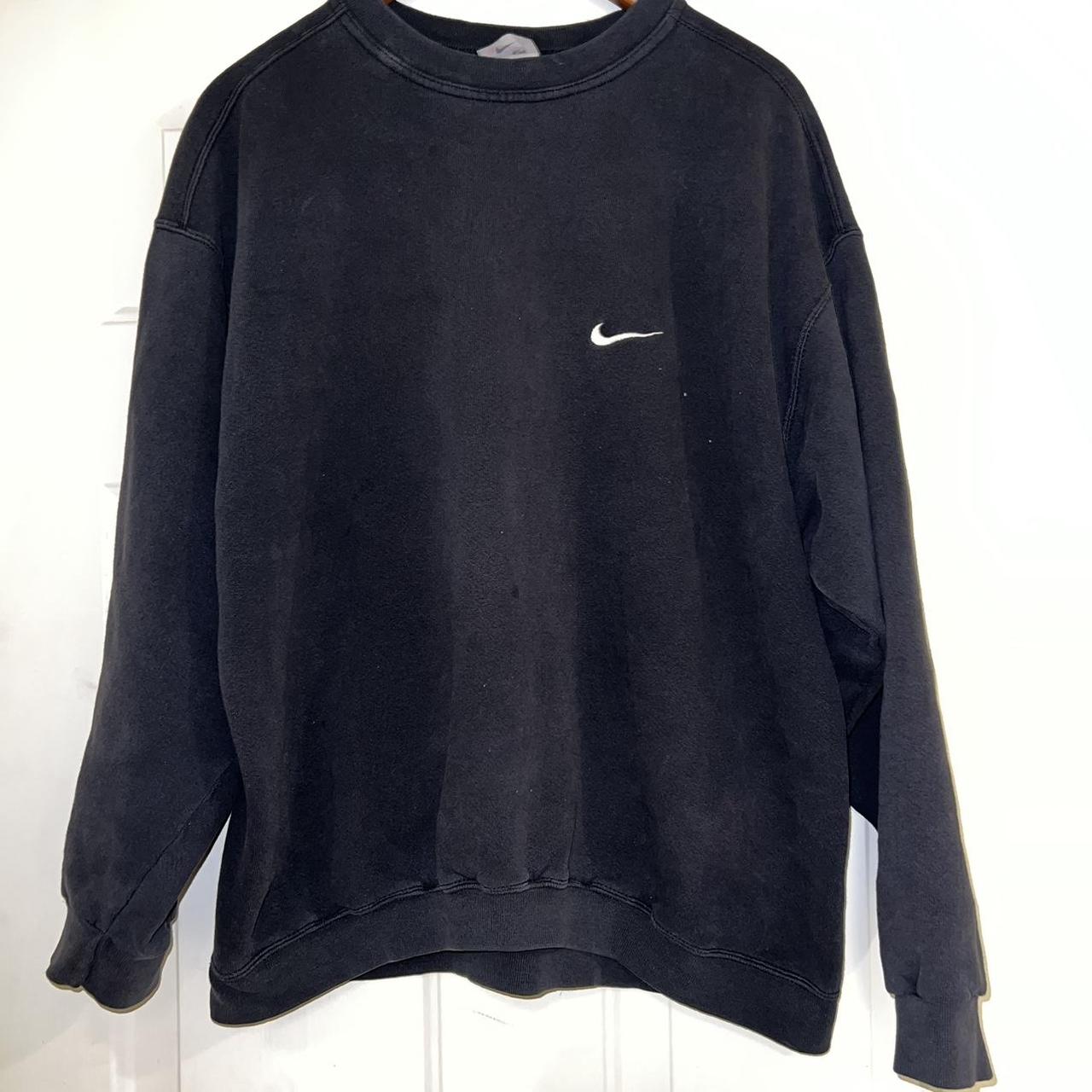 Vintage 90s Nike Crewneck Sweatshirt Mini Swoosh... - Depop