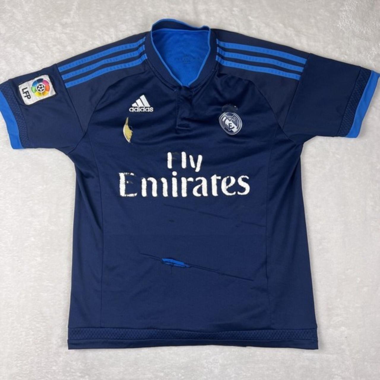 Ronaldo Real Madrid Soccer Jersey 15 16 Kit Shirt... - Depop