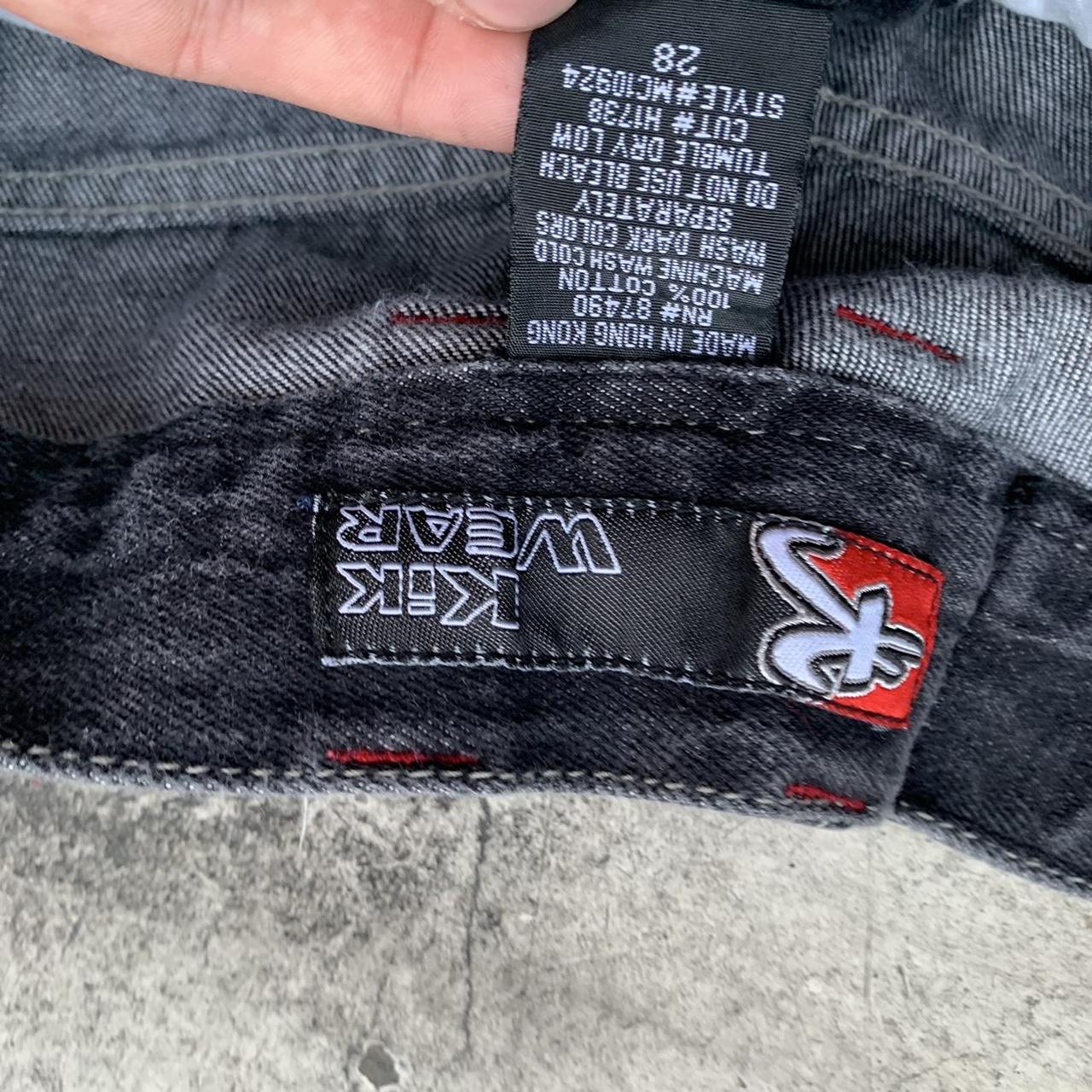 INSANE KikWear Reflective Rave Baggy Jnco WideLeg | Depop