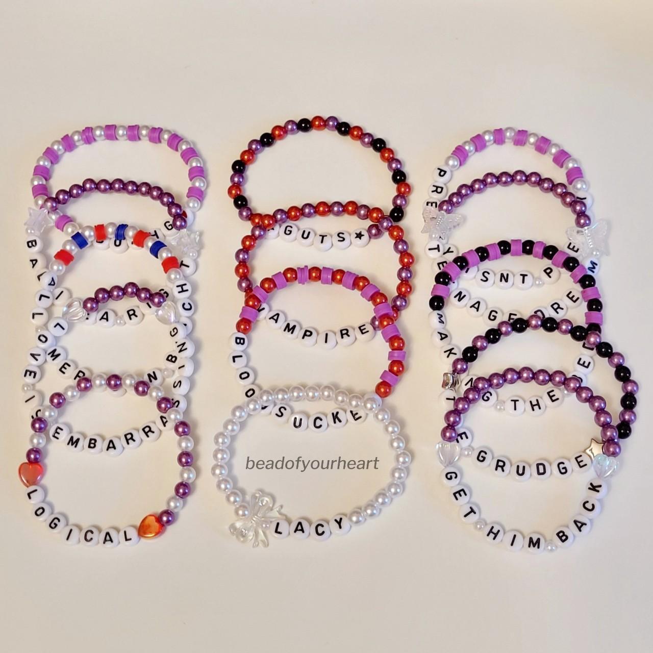 3 Handmade Olivia Rodrigo Sour Beaded - Depop