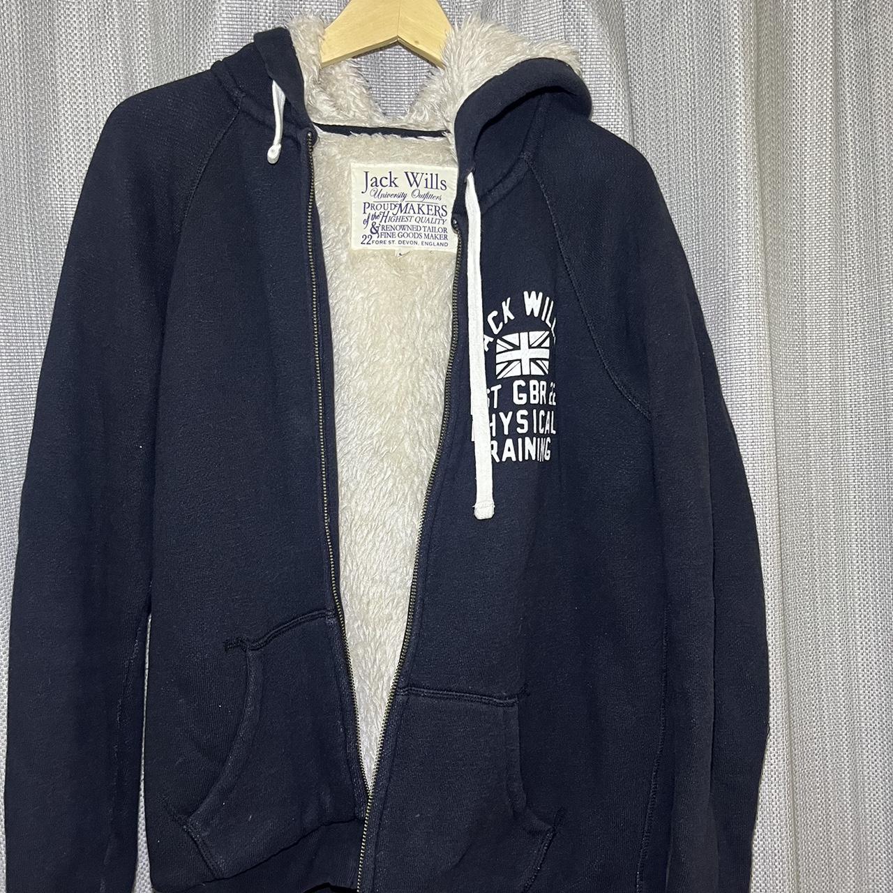 Jack wills fur lined zip up hoodie jackwills