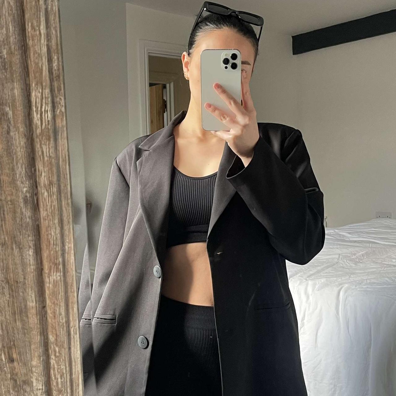 Boohoo Women's Black Jacket Depop
