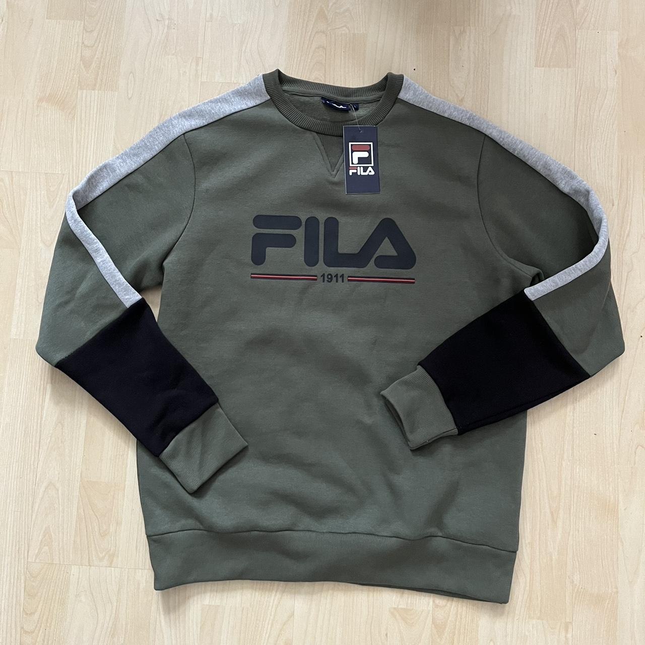 Fila Sweatshirt Fila Jumper - Depop