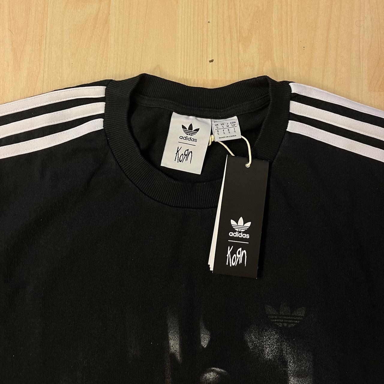 Adidas x KORN Graphic T-Shirt, Size: Small (fit is
