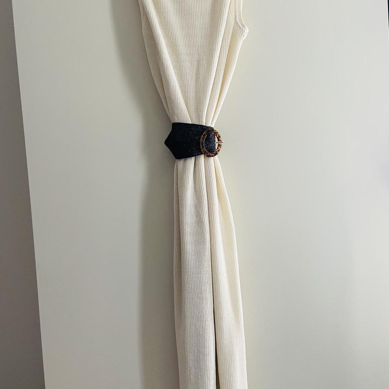 Knit 🧶 Dress Straight midi with two belts | Depop