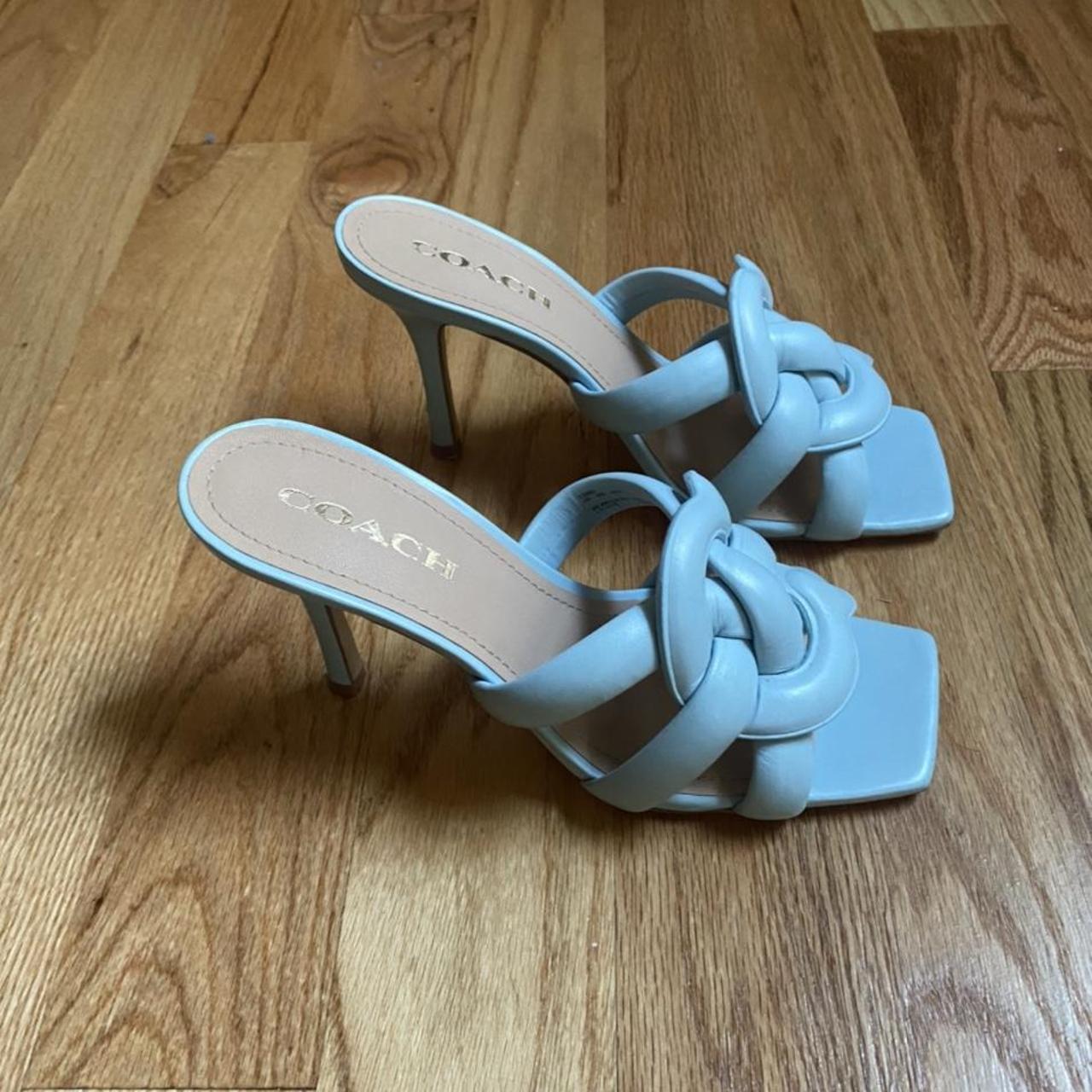 Coach blue sandals new arrivals