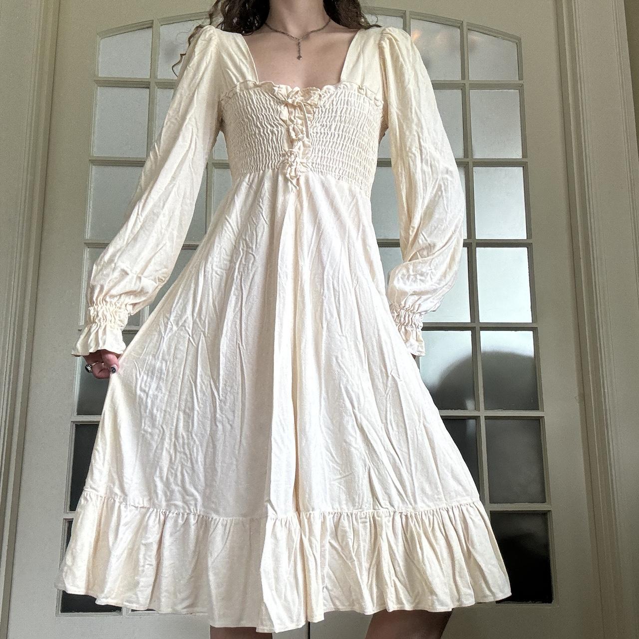 ★GLOWNY★ANGEL DREAM SLIP DRESS (CREAM)★正規品/直送料込 ANGEL DREAM SLIP DRESS (CREAM) - GLOWNY