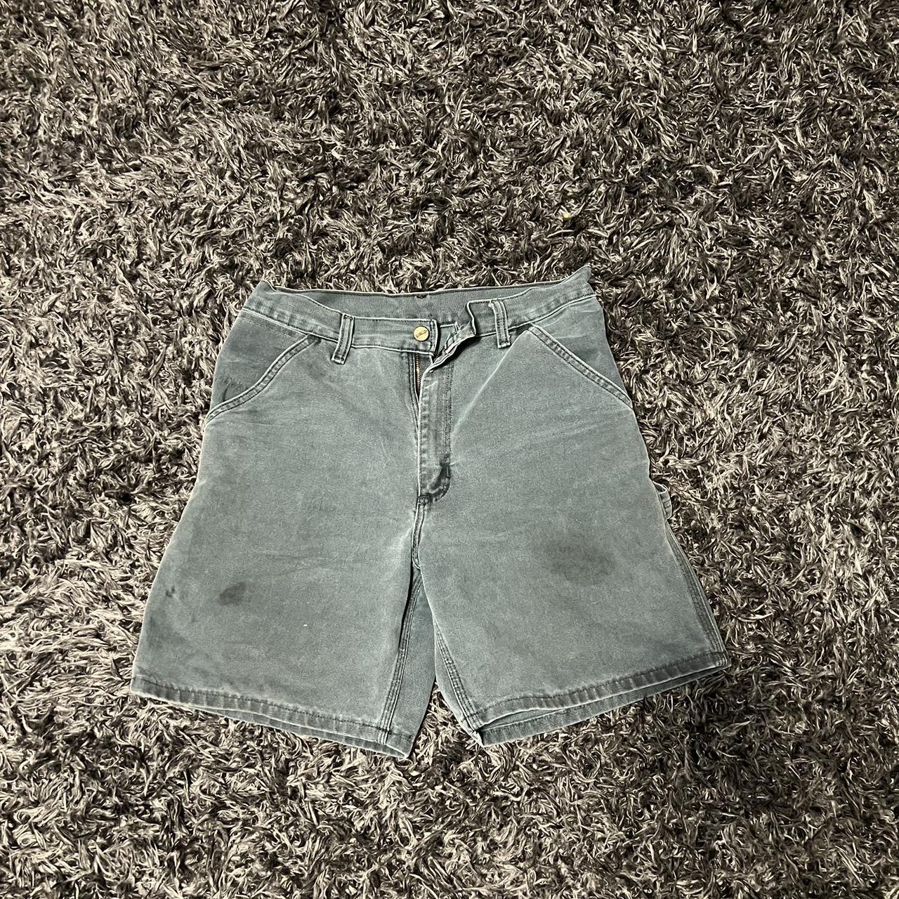 Vintage Made In USA Carhartt Carpenter Shorts From Depop   P0 