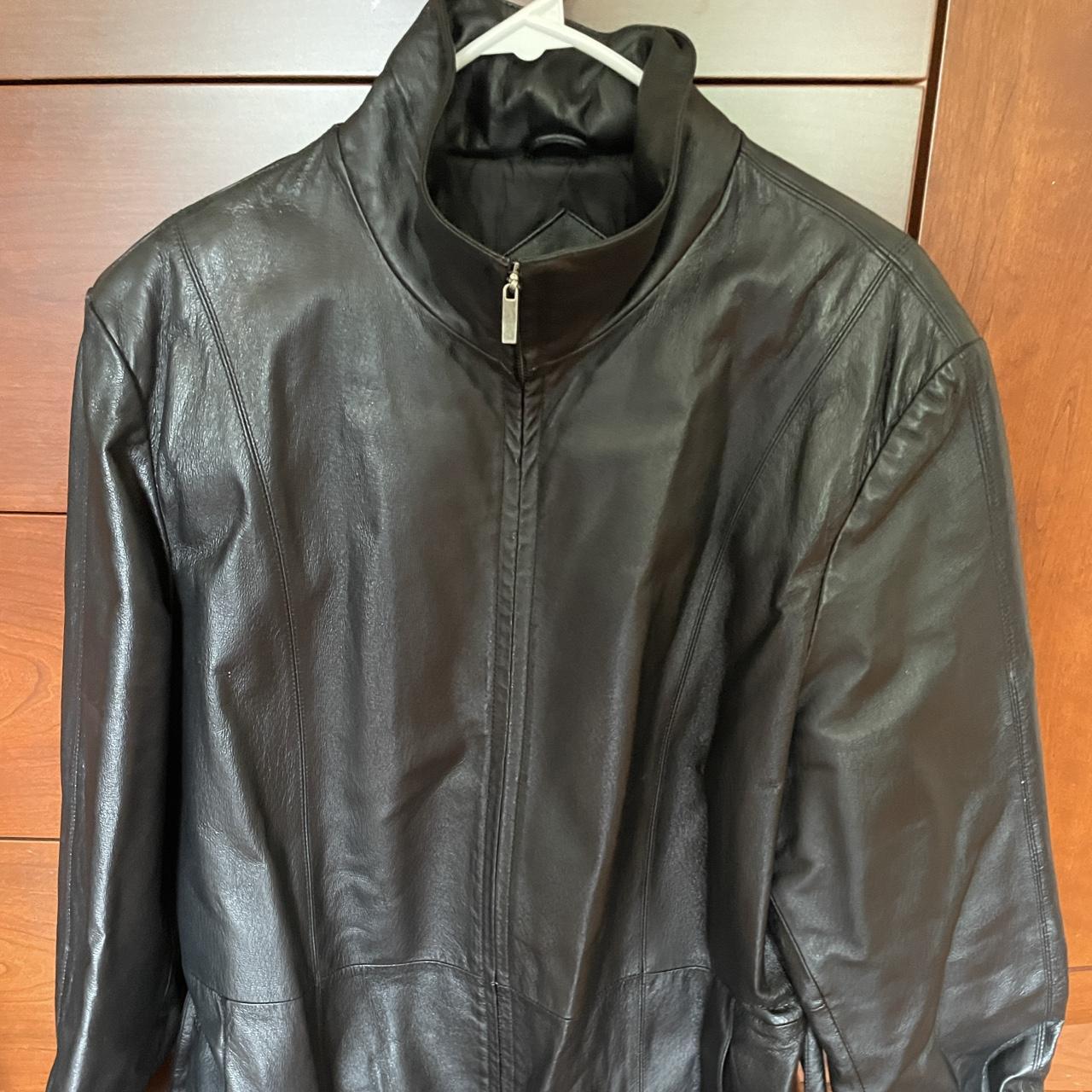 Outbrook womens leather jacket. Comes with attached