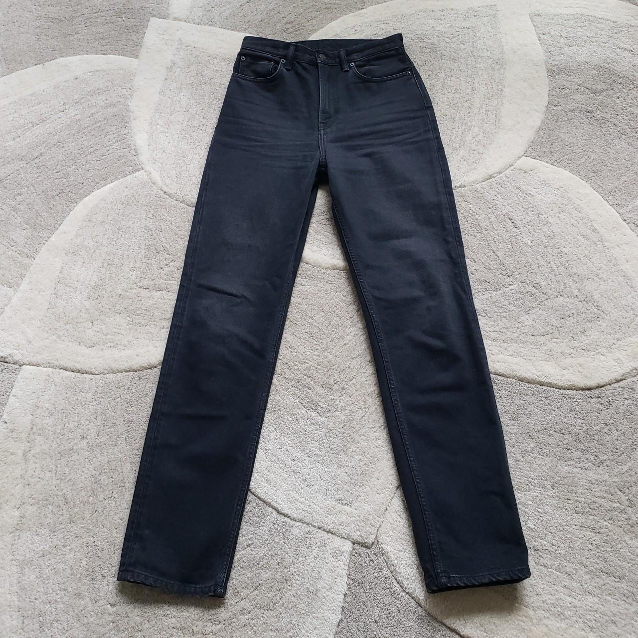 Acne Studios Women's Black Jeans | Depop