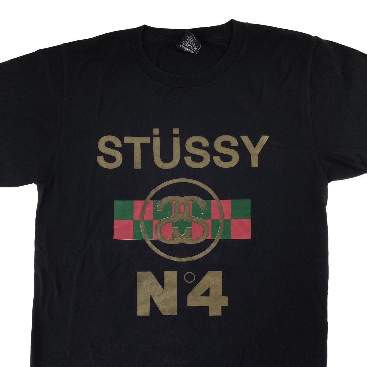 Stussy logo t shirt size S Measurements 18.5”... - Depop