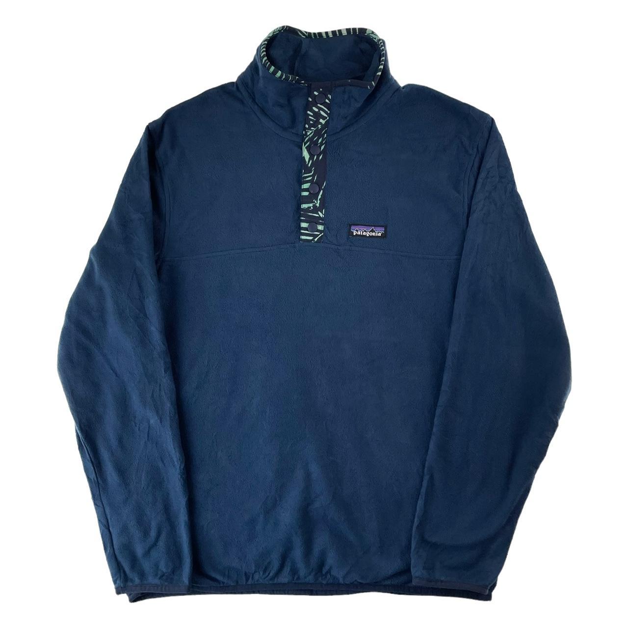 Patagonia snap t fleece size M Measurements 21”... - Depop