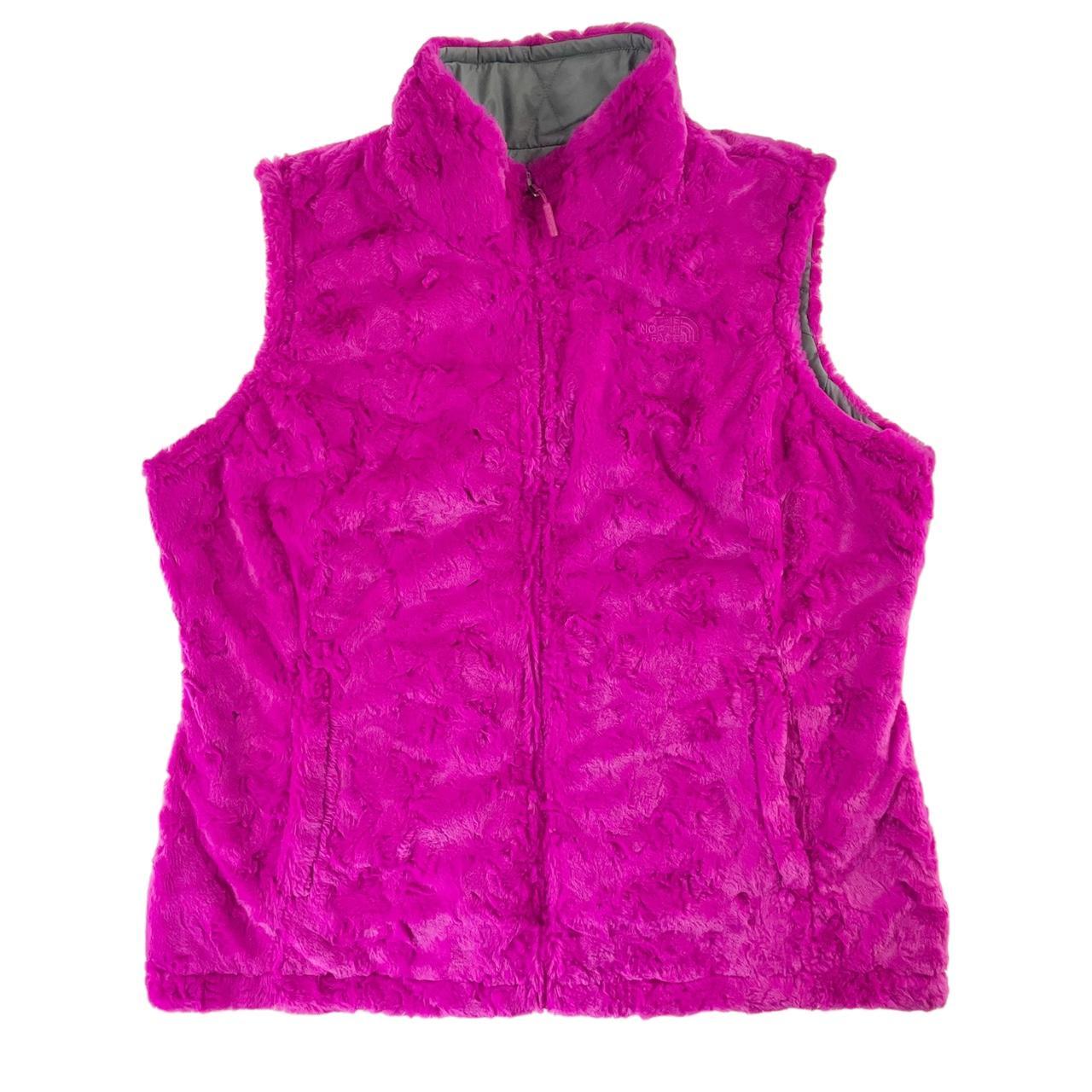 North Face reversible fleece gilet woman’s size... Depop