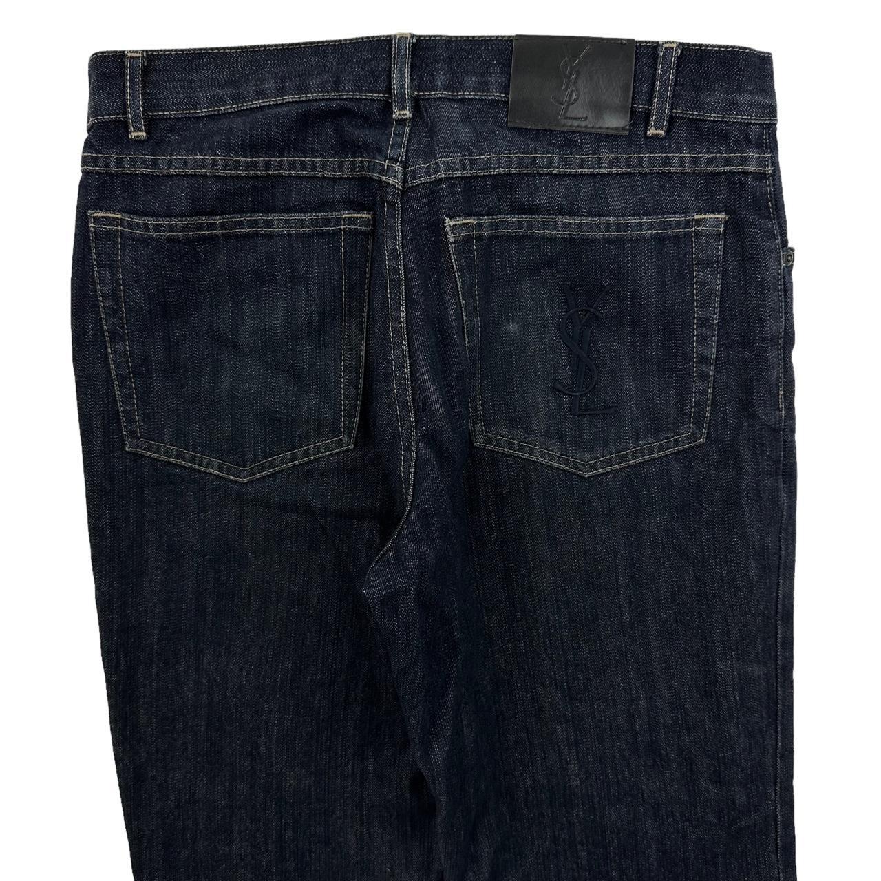Vintage YSL Yves Saint Laurent Denim Jeans... - Depop