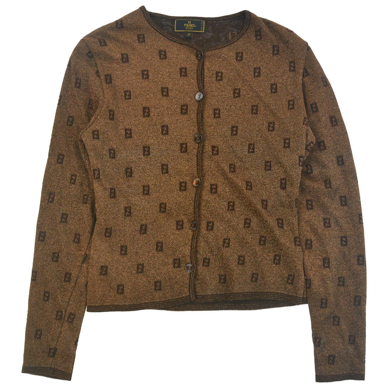 Fendi monogram discount cardigan