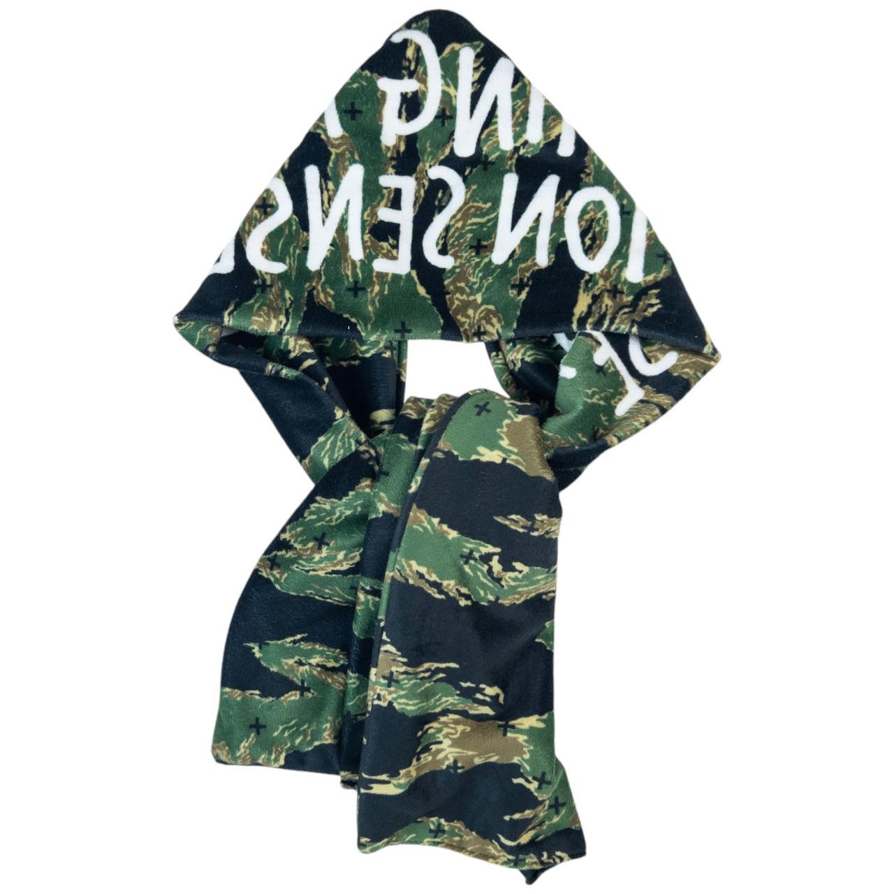 Vintage BAPE Common Sense Camo Scarf Description: + | Depop