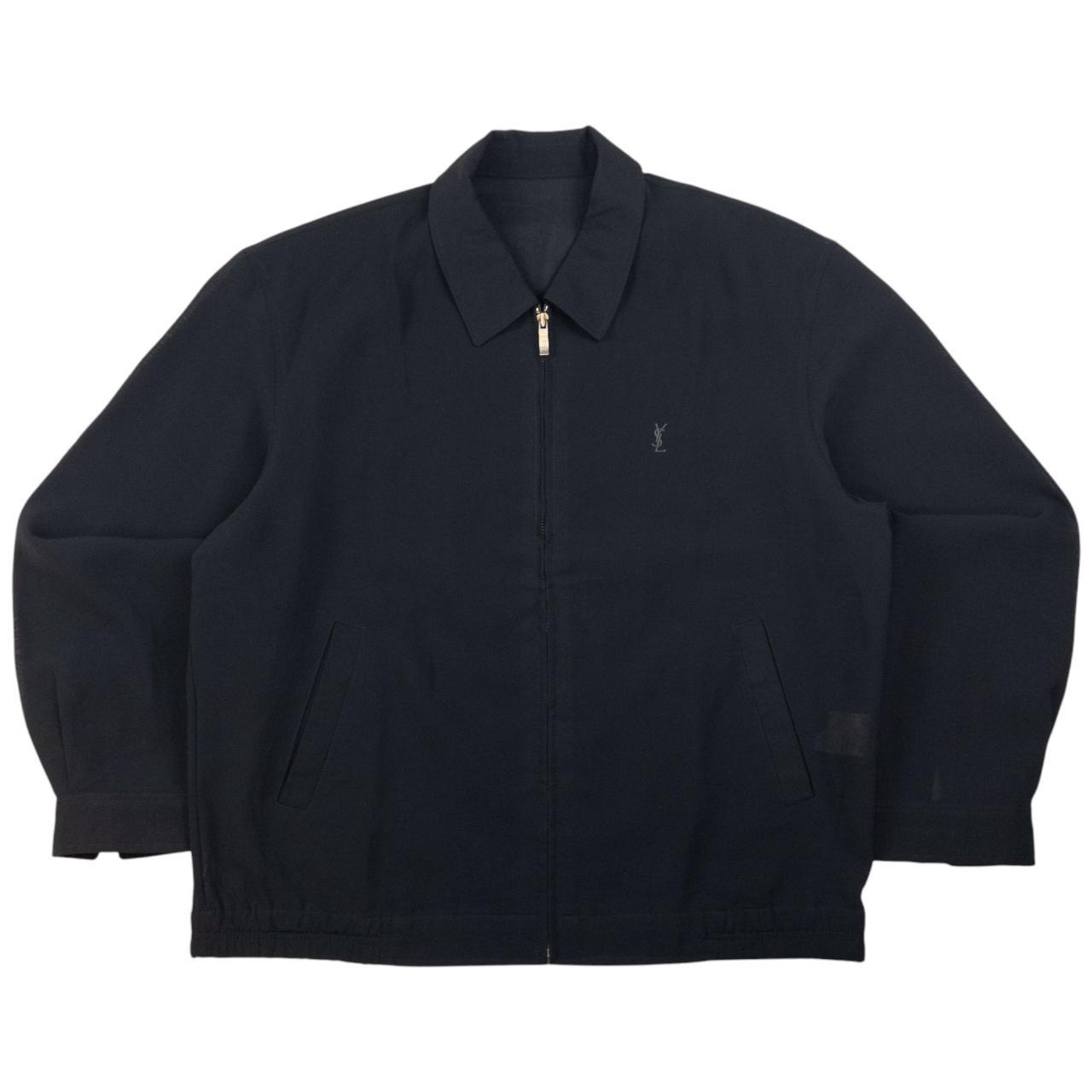 Yves Saint Laurent ネイビー クロップドジャケット Yves Saint Laurent ネイビー クロップドジャケット
