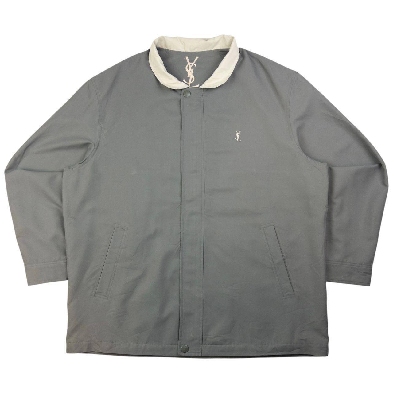 YSL 完売品 Yves Saint Laurent ジャケット Vintage YSL Yves Saint Laurent Zip Up Jacket Size | Depop