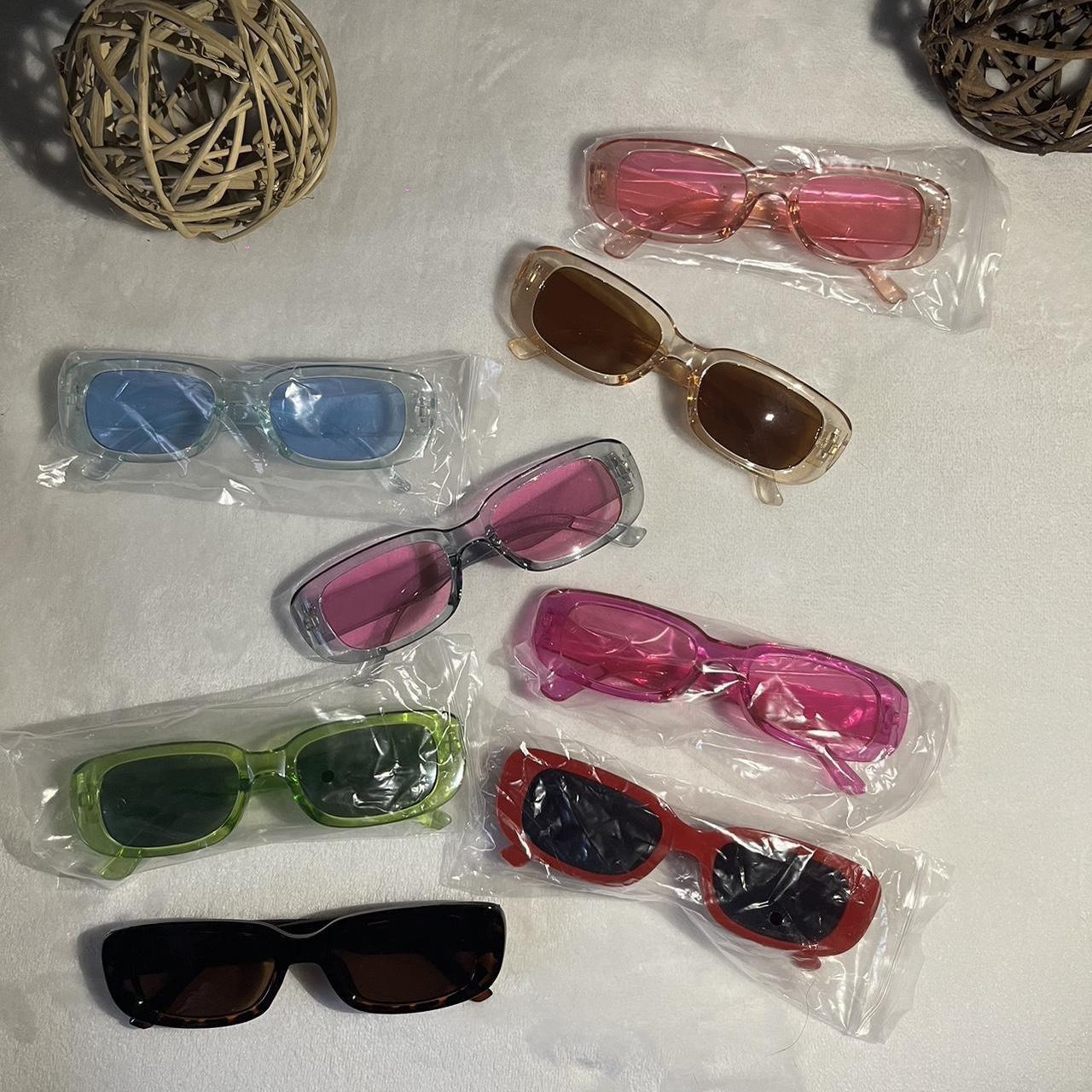 Y2K Colored Shades 💞 Condition: Brand New PRICE IS... - Depop