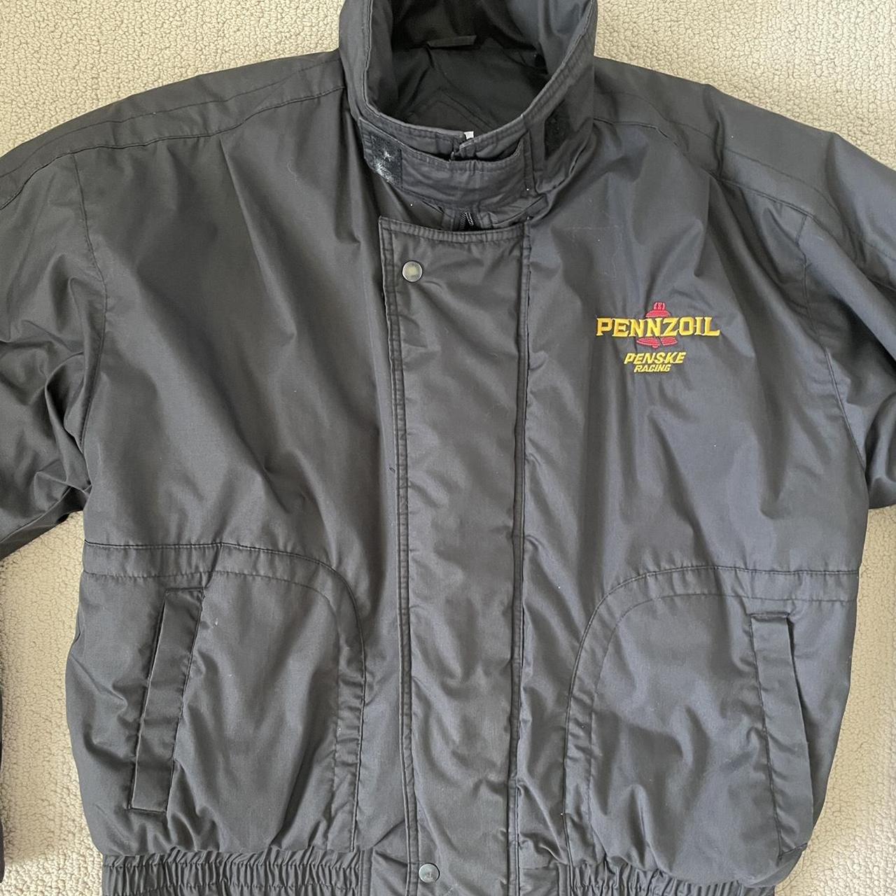 Pennzoil Penske Racing & Motorcycle Jacket Size XL... - Depop