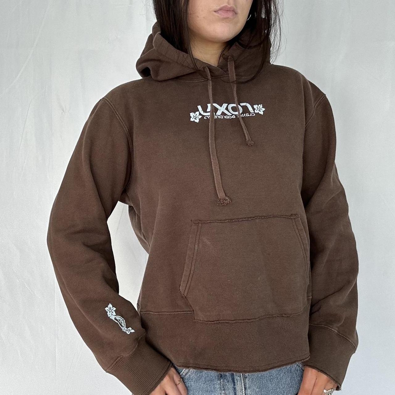 Vintage 2000’s Brown Roxy Hoodie very good... - Depop