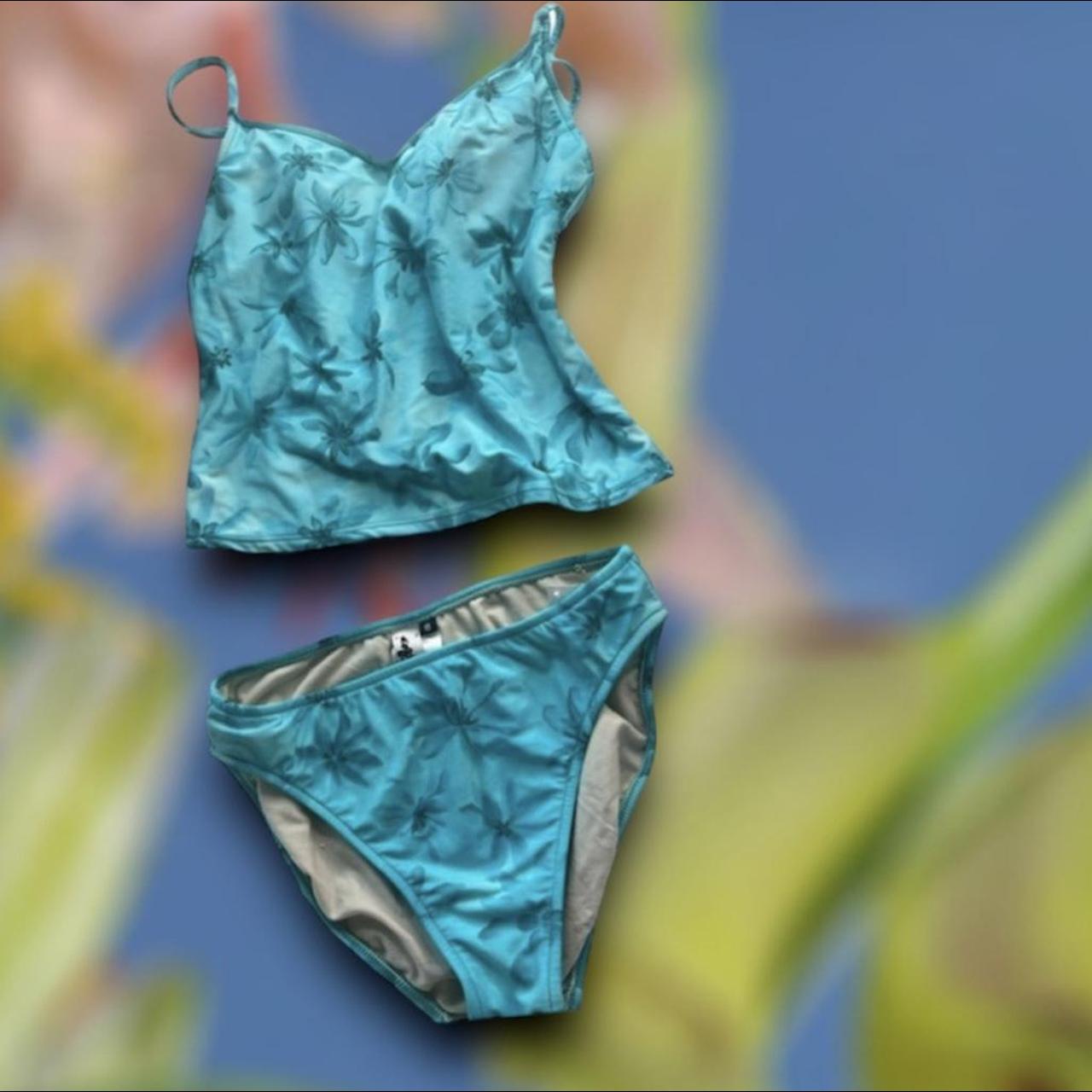 Super cute coconut girl Y2K Two piece tankini... Depop