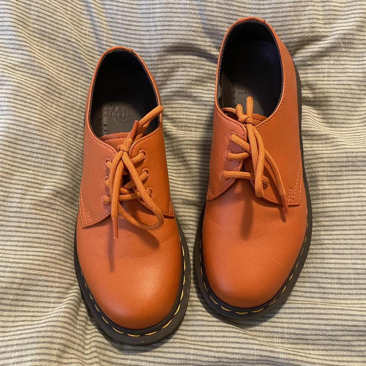 Burnt orange clearance doc martens