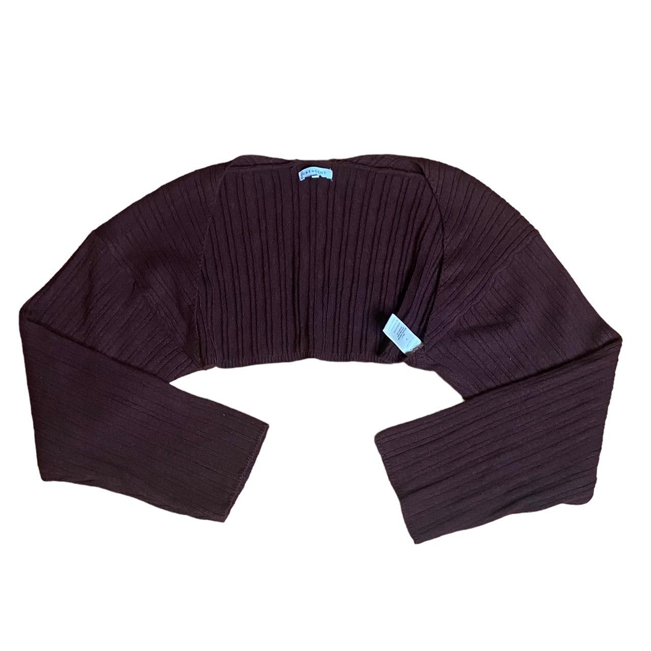 Burgundy shrug cardigan 🧉 size medium Shrugs are... Depop