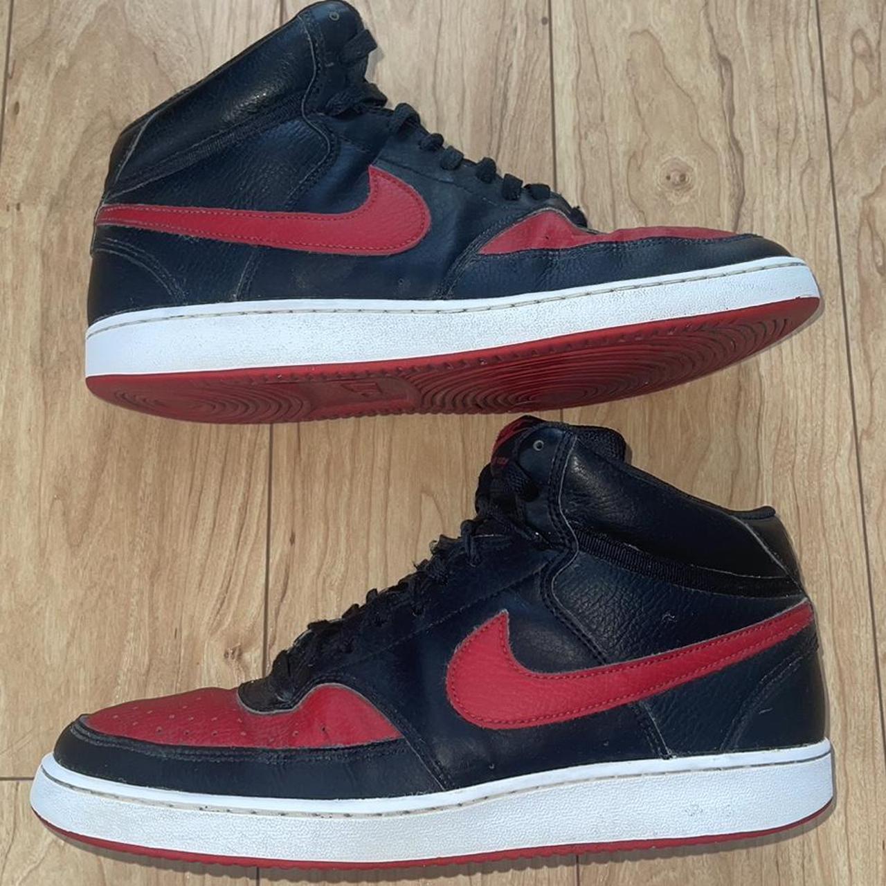Nike Court Vision Mid Bred WORN CONDITION. These... - Depop