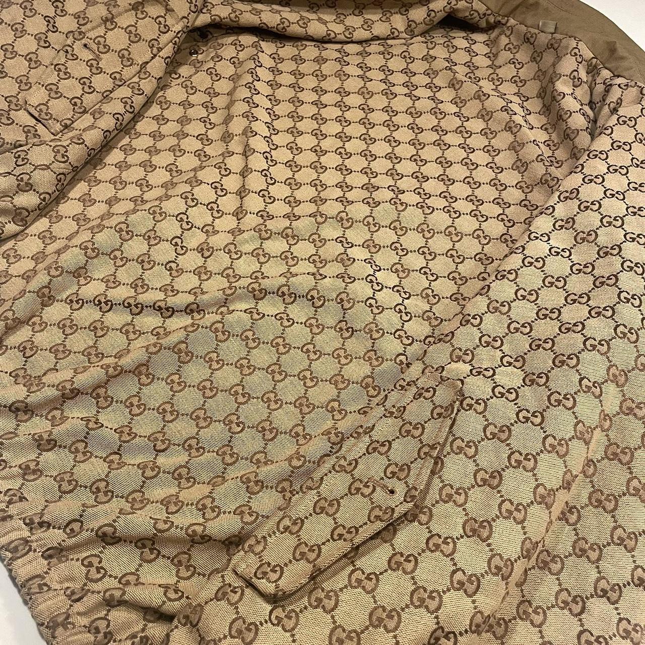 Gucci Men's Brown and Tan Jacket | Depop