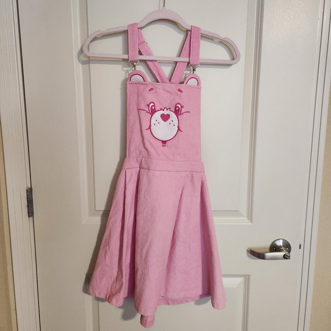 Women’s authentic Care Bears Pink Pinafore Dress