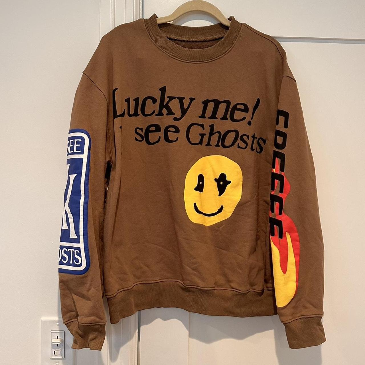 Lucky Me I See Ghosts Camp Flog Gnaw crewneck not... - Depop