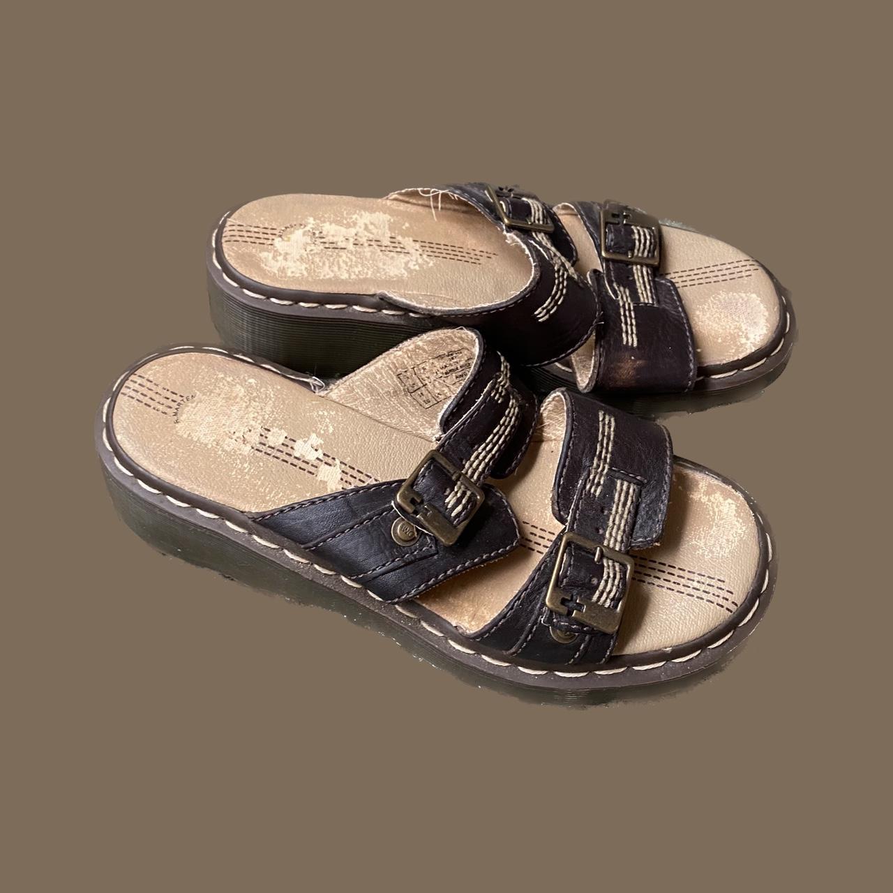 metallic dr marten sandals