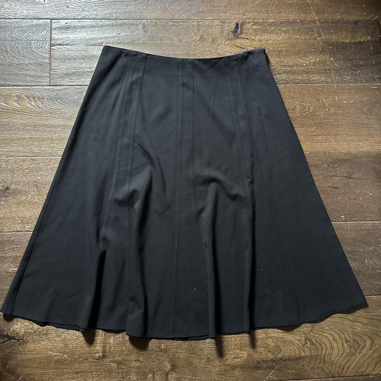 Black panel maxi skirt Dress barn maxi skirt