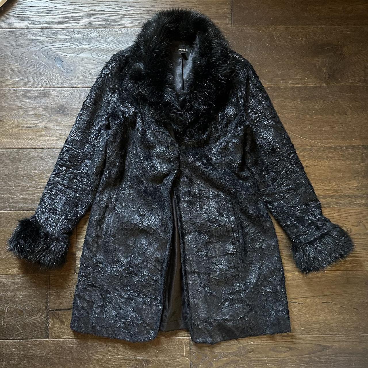 Bebe black coat hotsell