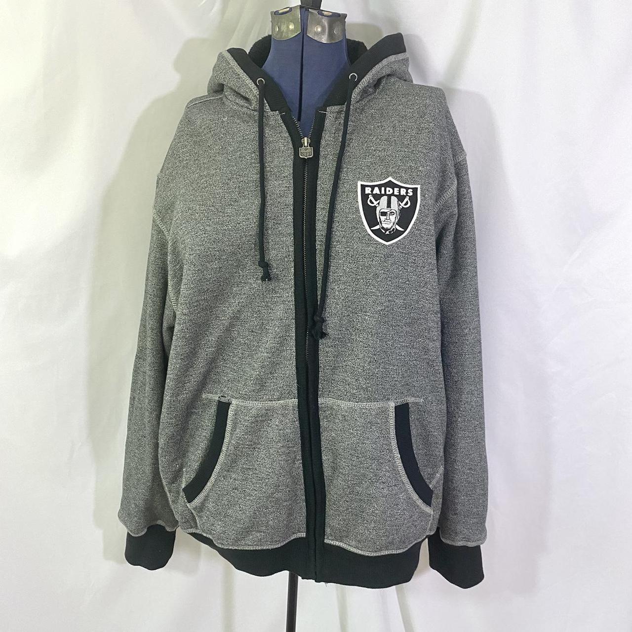 raiders zip up jacket