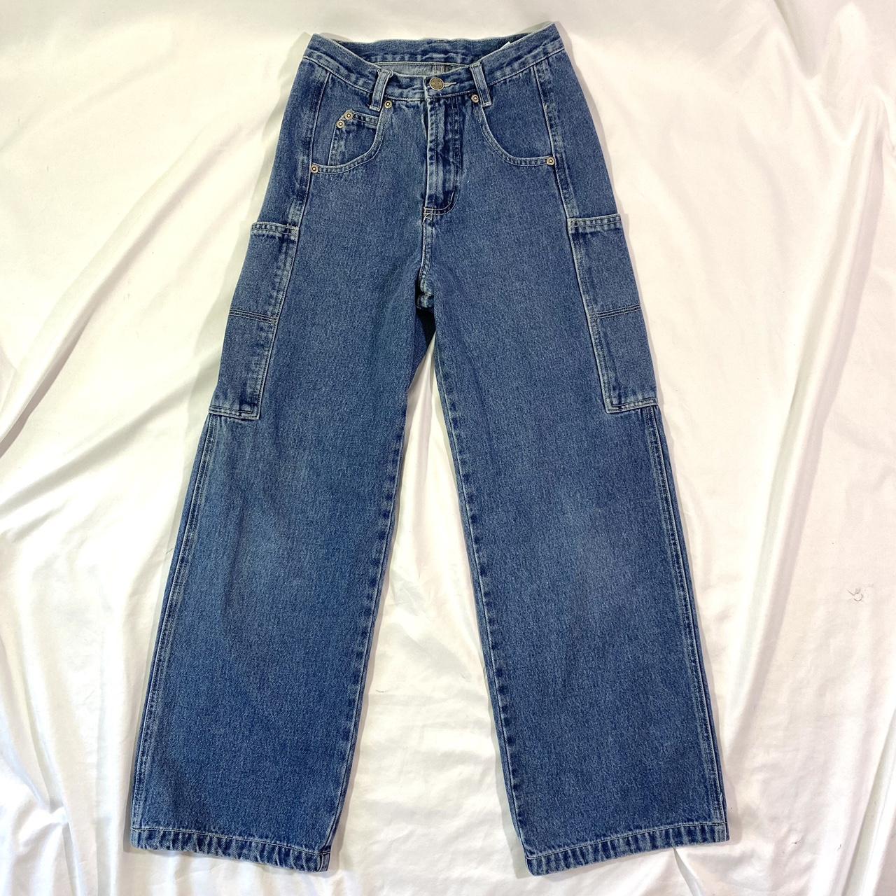 Kid’s vintage 90’s wide leg jeans from Arizona. The... - Depop
