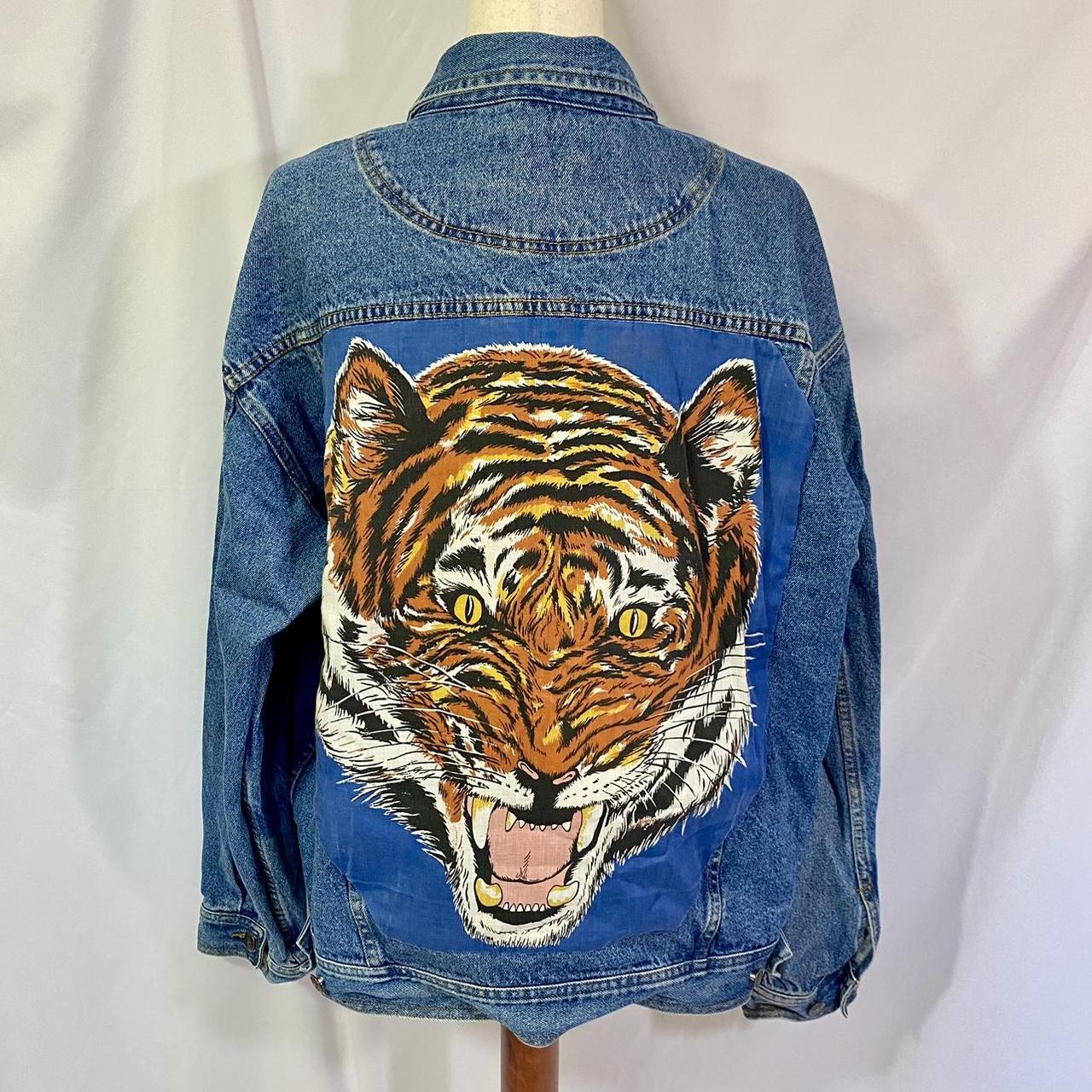 Denim gear jacket best sale