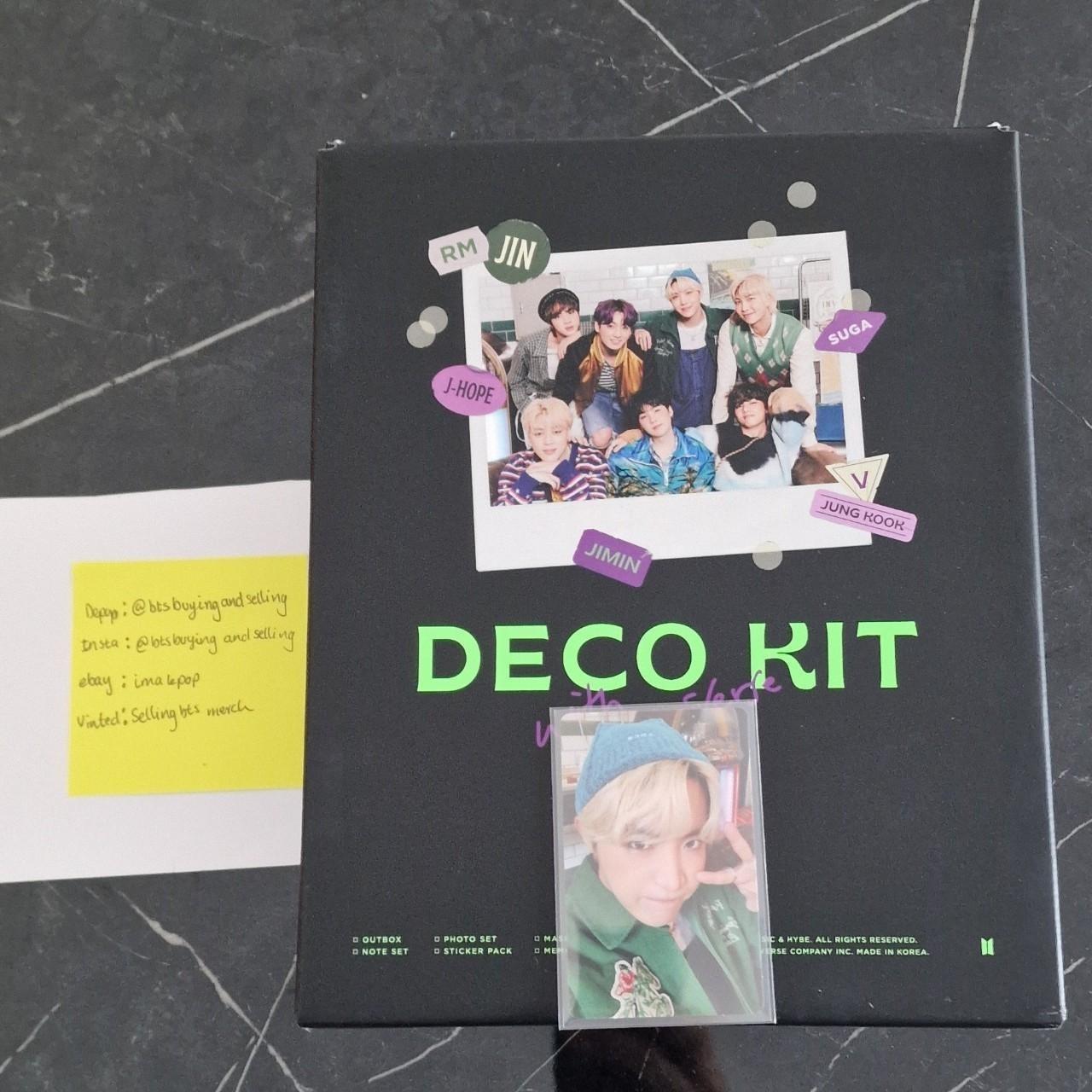 Bts deco kit with store Jhope random pc